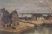 Jean Baptiste Camille  Corot Honfleur (mk11) oil painting artist